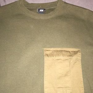 Green H&M sweatshirt